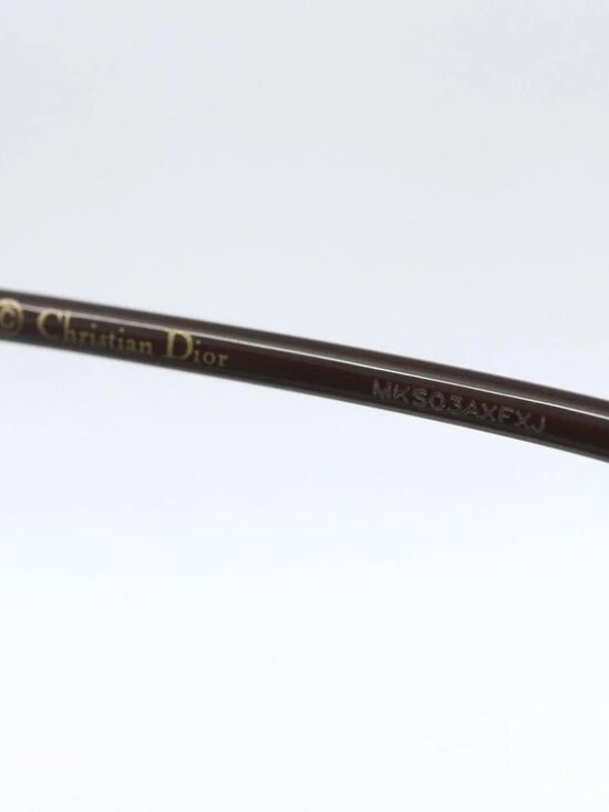 Christian Dior Sunglasses plastic Brown Auth - Picture 10 of 11